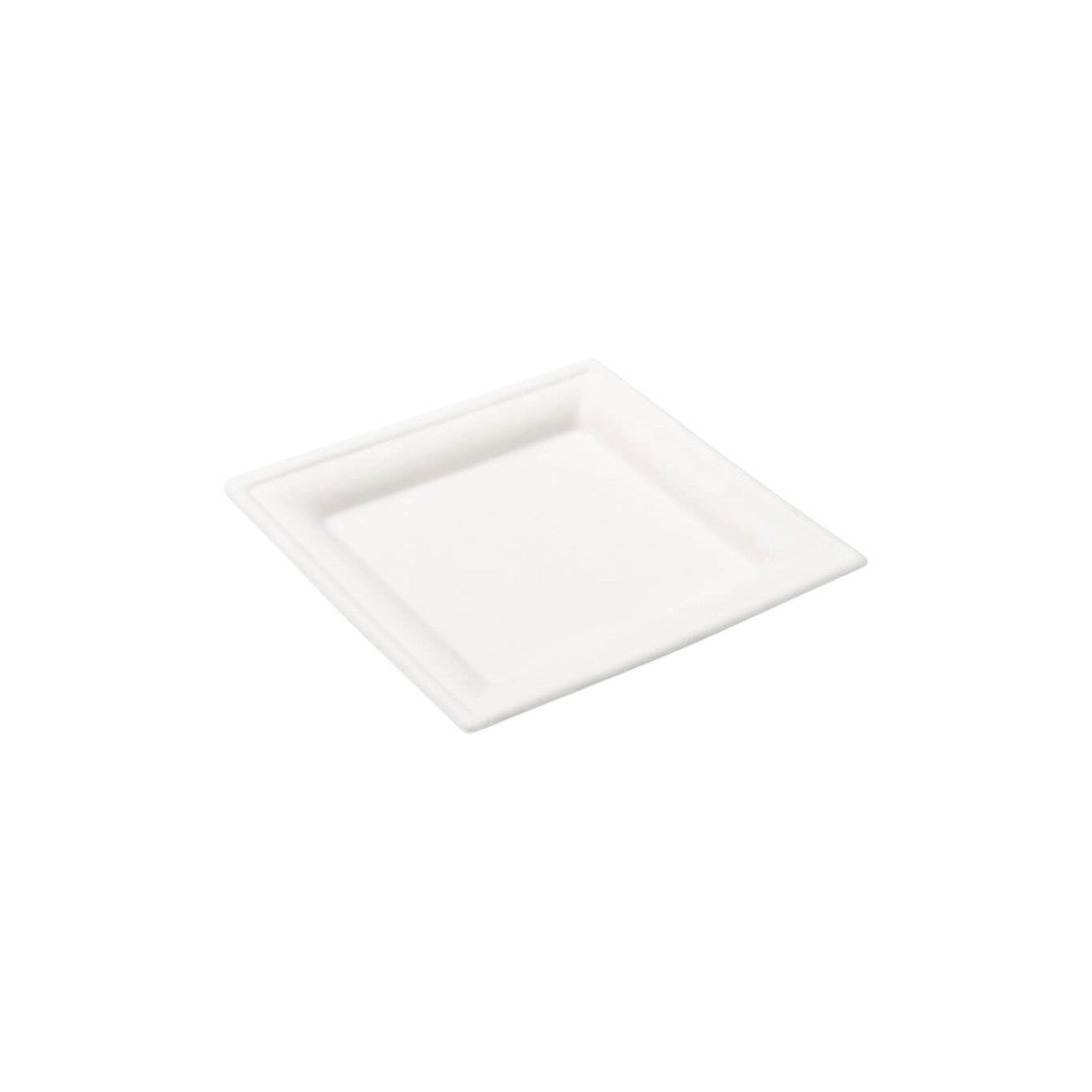 Biodegradable 26cm Square Plate 5pack