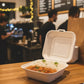 Biodegradable Large Gourmet Hamburger Box 15x15cm 1pc