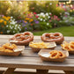 Kraft Open Food Tray No.4 105x75x43mm 380ml 20pack