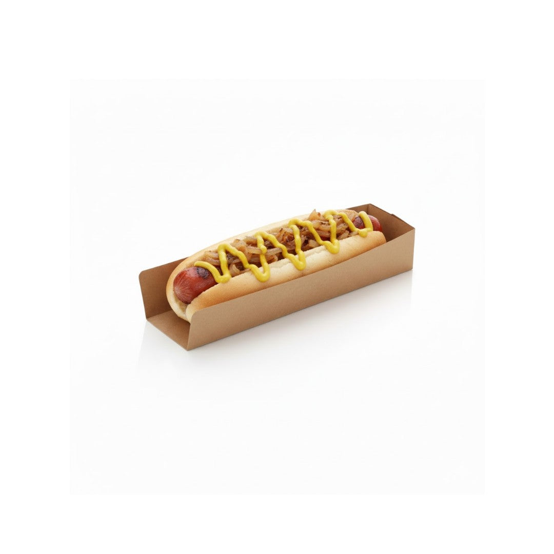 Disposable Kraft Hot Dog Trays 10pack