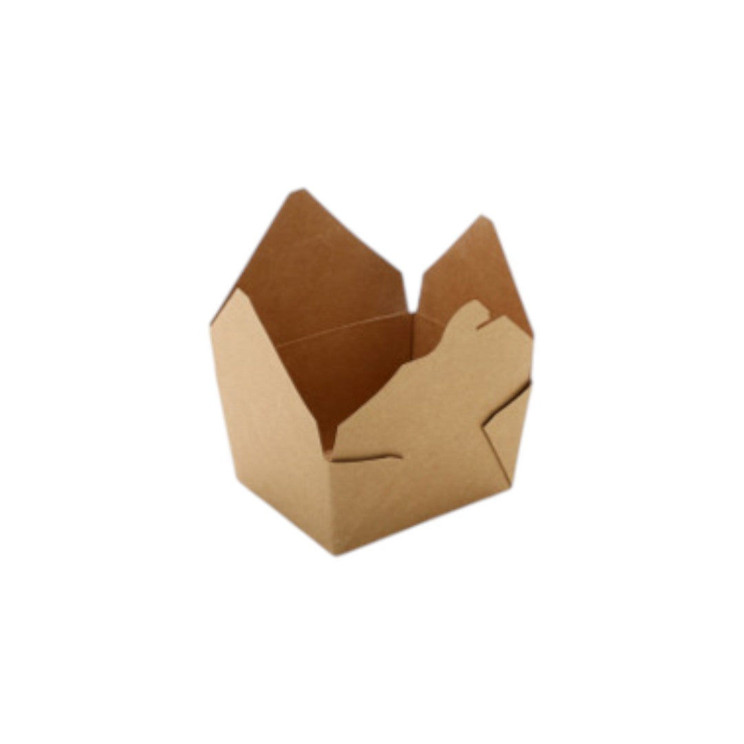 Kraft Paper Food Lunch Box No.1 800ml 10pack