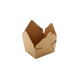 Kraft Paper Food Lunch Box No.1 800ml 10pack