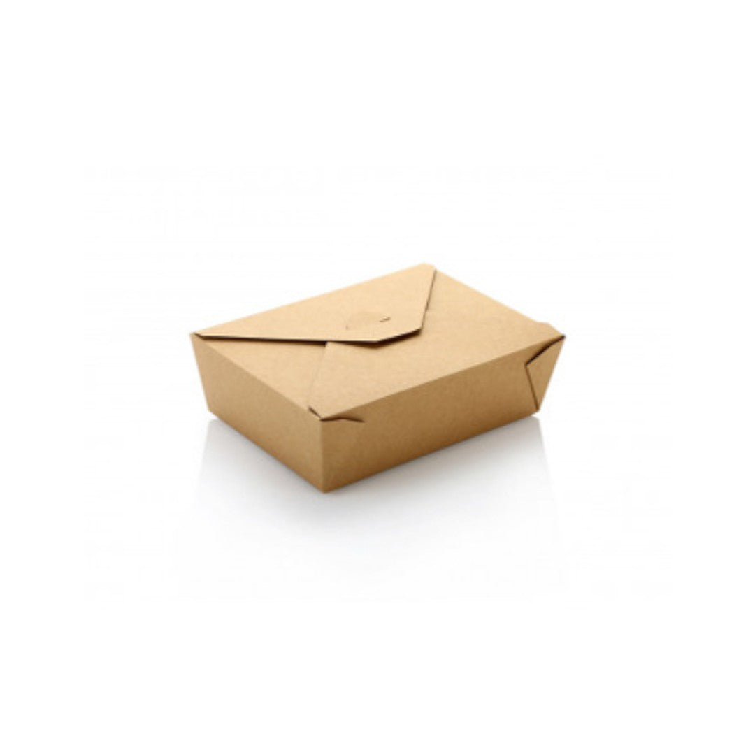 Kraft Paper Food Lunch Box No.8 1300ml 10pack