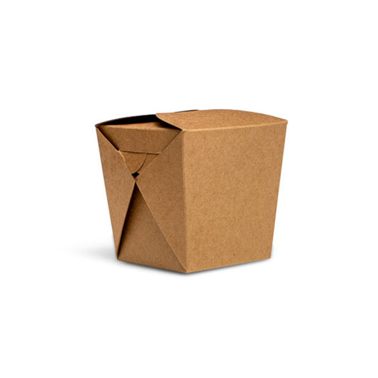 Kraft Paper Noodle Box 95x95x110mm 50pack
