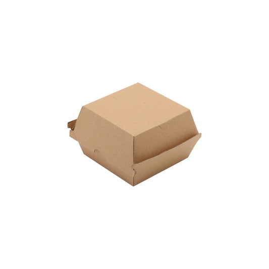 Corrugated Clamshell Kraft Burger Box 50pack