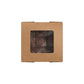 Kraft Brownie Box with PLA Window 50pack