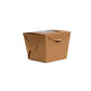 Kraft Muffin Box with Window 80x80x80mm - 50pack