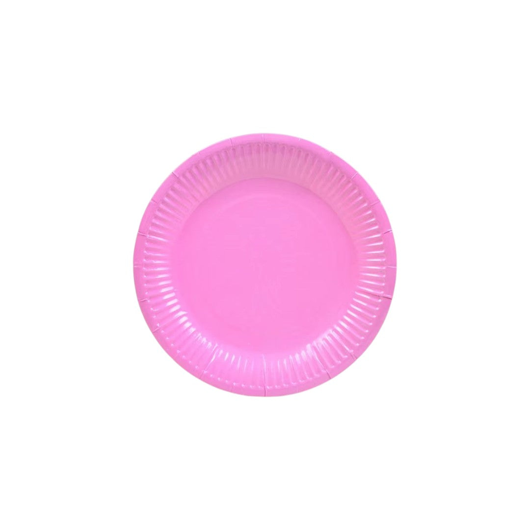 Disposable Party Paper plates Plain 9inch 8pcs