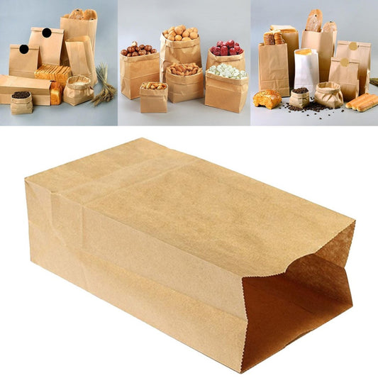 Kraft Paper Bags – Eco-Friendly Brown Paper Bag 100Pack