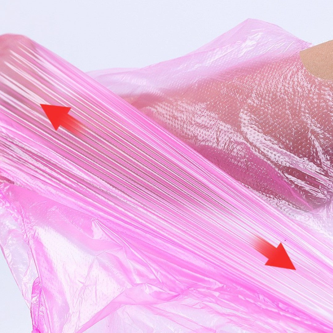Reusable Pink Plastic Bags 100s