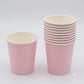 Disposable Party Paper Cups Plain 250ml 10pcs