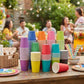 Disposable Party Paper Cups Plain 250ml 10pcs