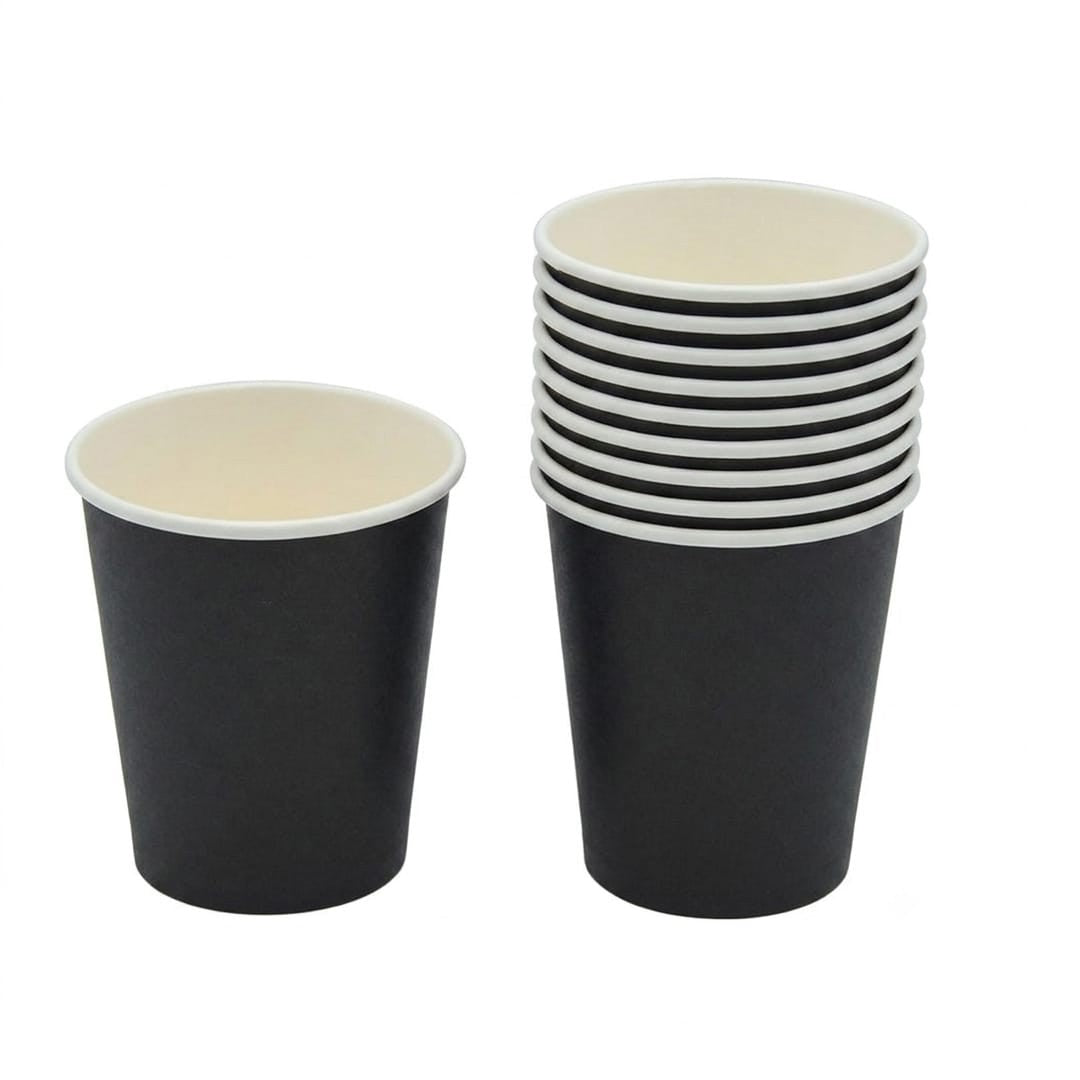Disposable Party Paper Cups Plain 250ml 10pcs