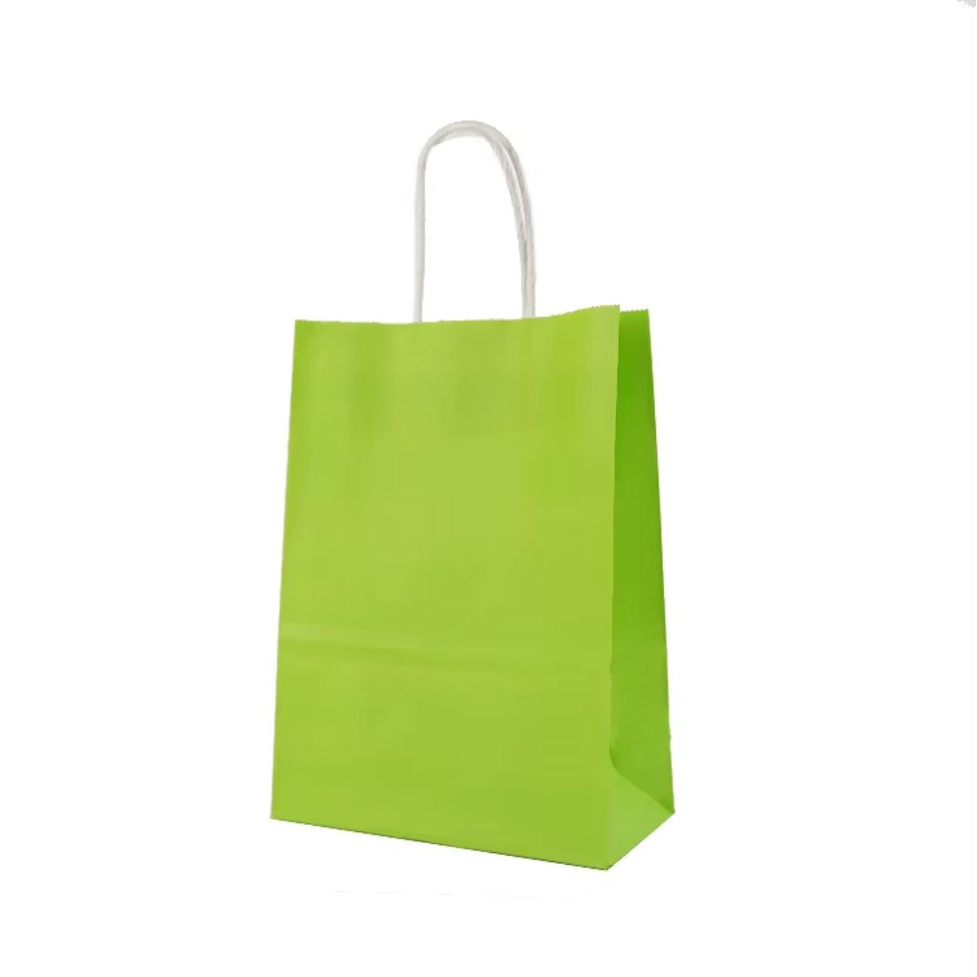 Kraft Paper Bag with Twisted Handles 12pcs