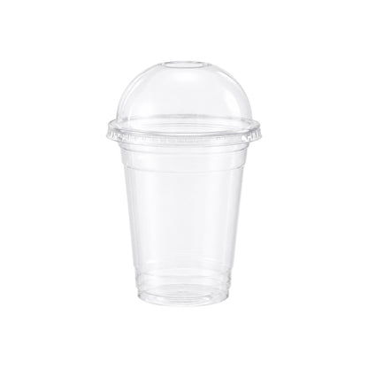 Disposable Clear Plastic with Dome Lid & Drinking Hole 10Pack