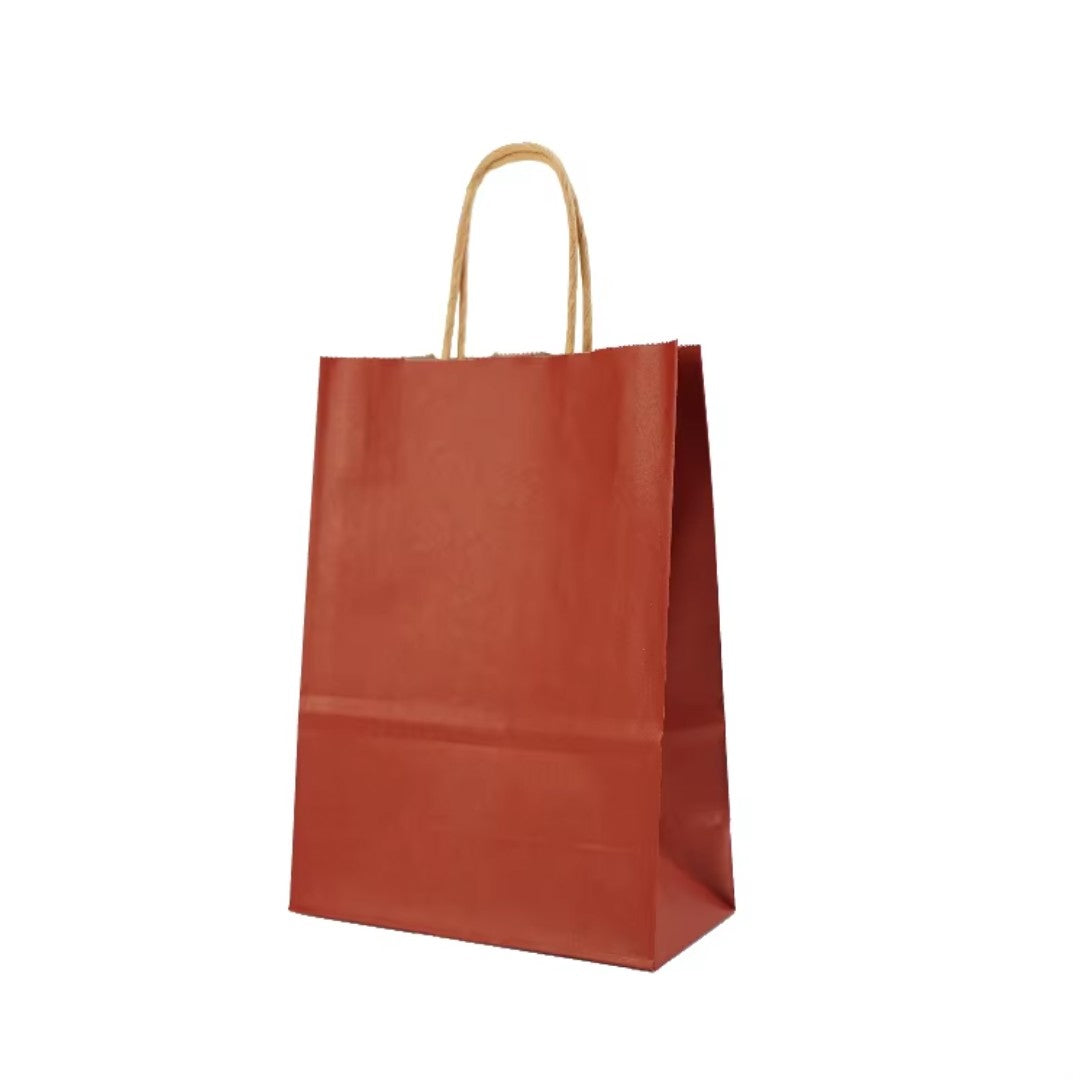 Kraft Paper Bag with Twisted Handles 12pcs