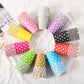 Disposable Party Paper Cups Polka Dots 250ml 10pcs