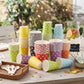 Disposable Party Paper Cups Polka Dots 250ml 10pcs