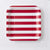 Disposable Party Paper Plate with Stripe Design 8pcs