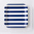 Disposable Party Paper Plate with Stripe Design 8pcs
