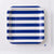 Disposable Party Paper Plate with Stripe Design 8pcs