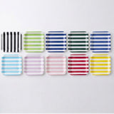 Disposable Party Paper Plate with Stripe Design 8pcs
