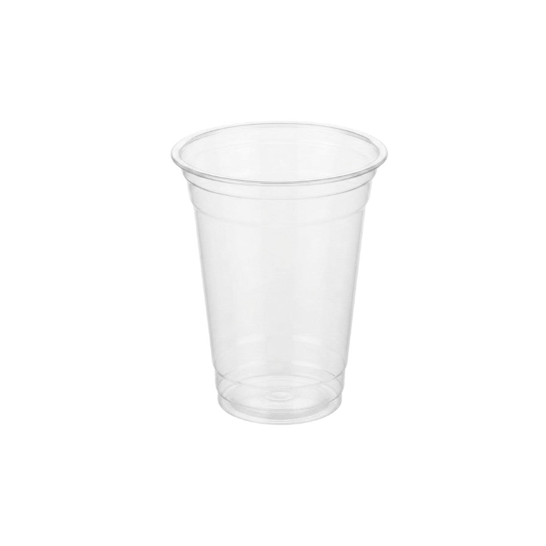 Disposable Clear Plastic Cups Thin Wall 500ml 10 Pack