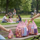 Reusable Pink Plastic Bags 100s