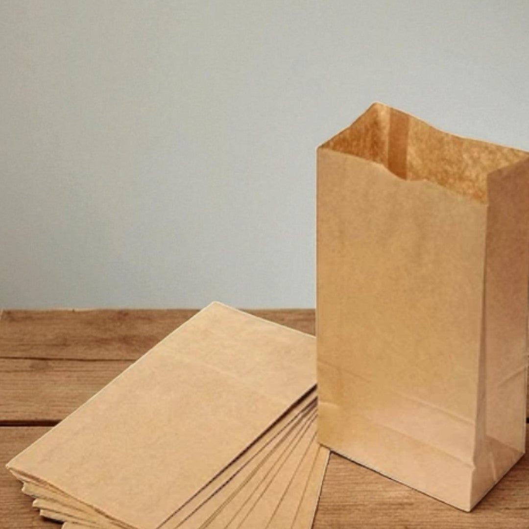 Kraft Paper Bags – Eco-Friendly Brown Paper Bag 50pack