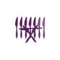 12pack Disposable Plastic Cutlery knives