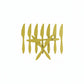 12pack Disposable Plastic Cutlery knives