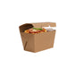 Kraft Paper Taco Lunch Box 140x60x78mm 50pack