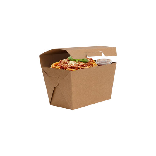 Kraft Paper Noodle Box 95x95x110mm 50pack