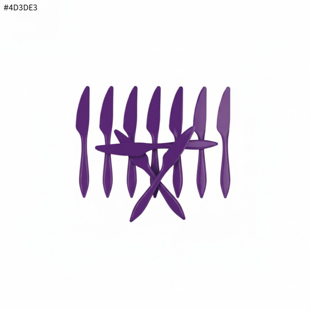 12pack Disposable Plastic Cutlery knives