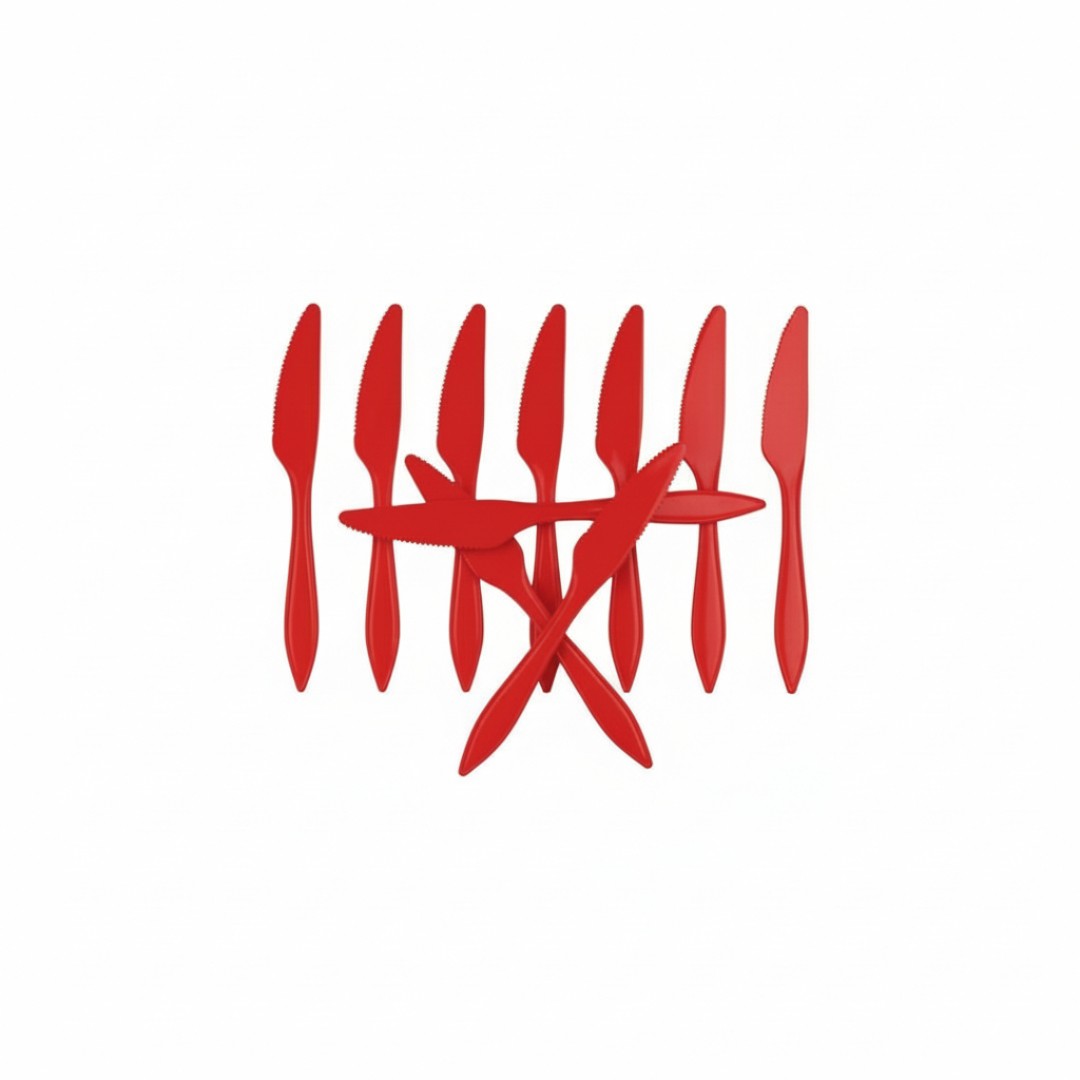 12pack Disposable Plastic Cutlery knives