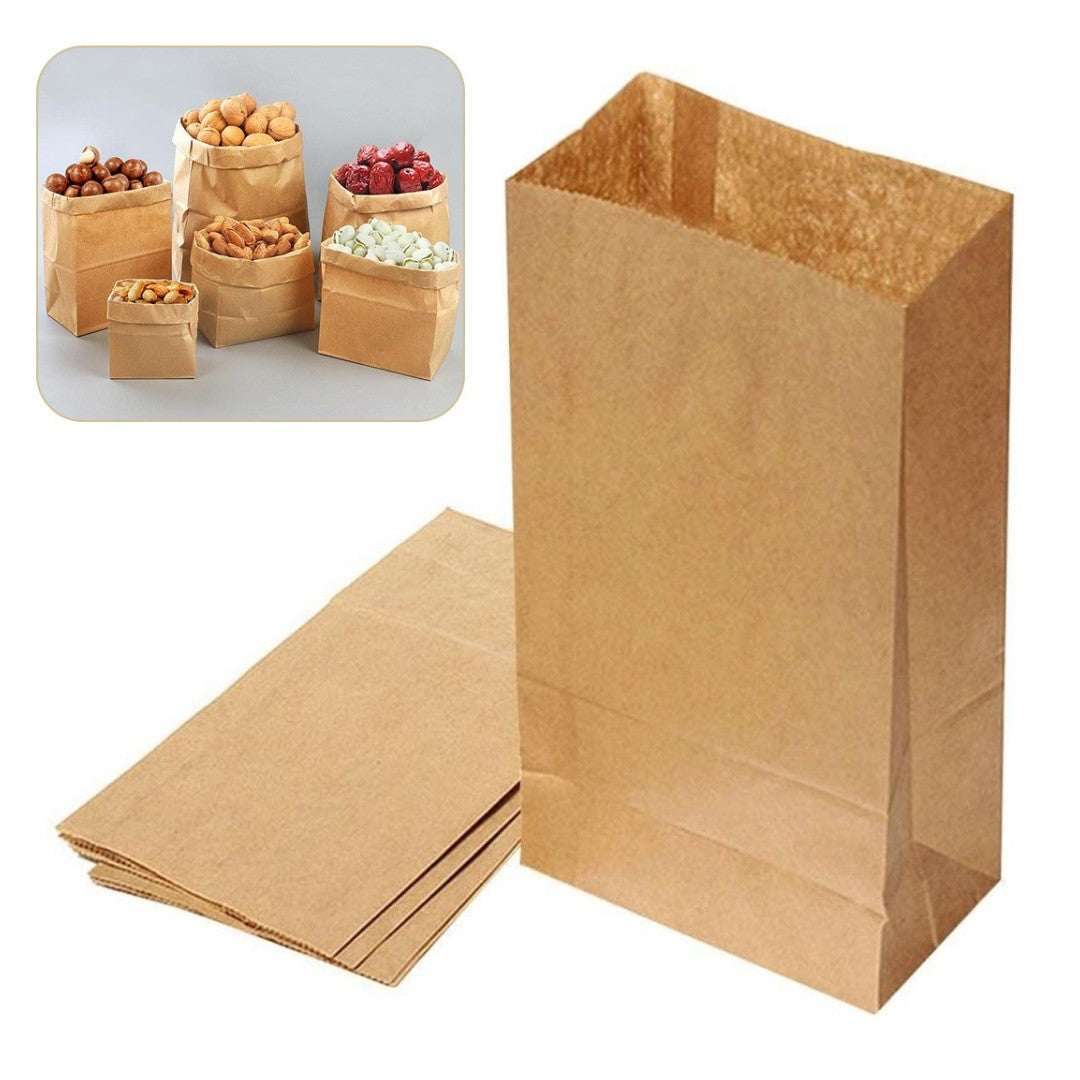 Kraft Paper Bags – Eco-Friendly Brown Paper Bag 50pack